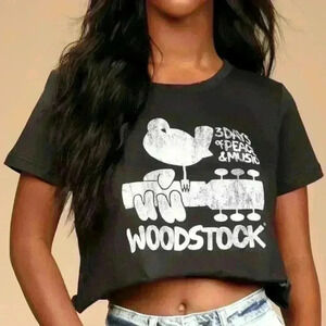 Woodstock Cropped T-Shirt